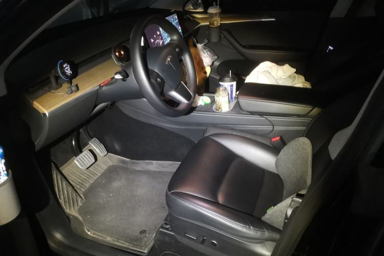 Used Tesla Model Y 2021 Standard Range Rear-Wheel Drive Version Left Front Seat