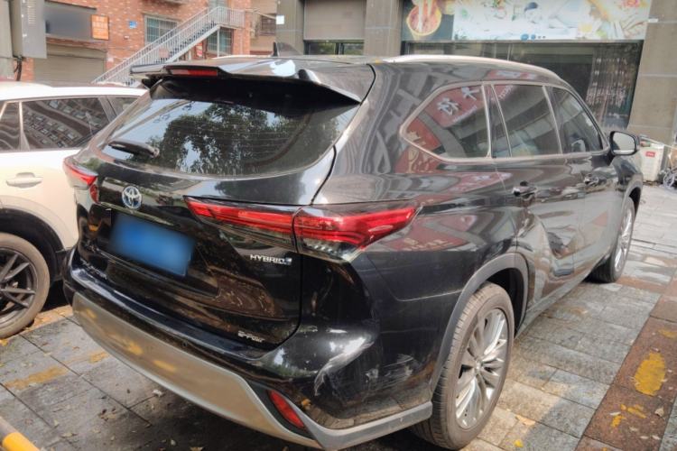 Used Toyota Highlander 2022 Dual-Engine 2.5L Four-Wheel Drive Luxury Edition 7 Seats Rear Right 45 Deg