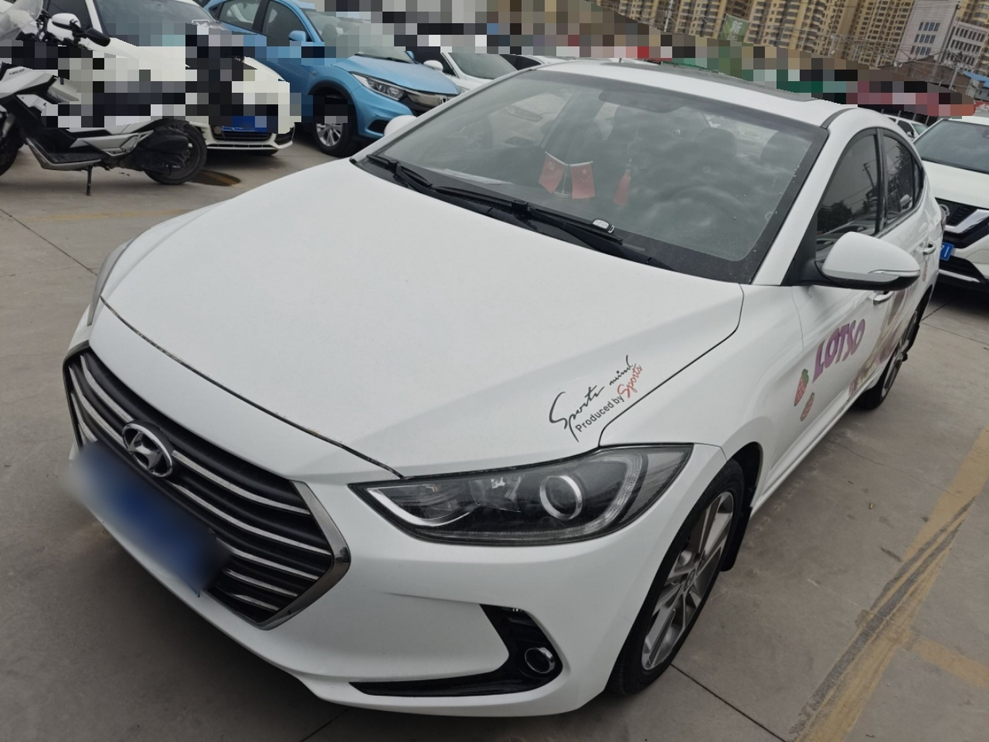 تحت مقدمة السيارة