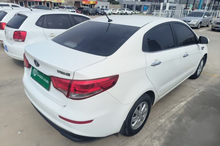 Used Kia K2 2015 Sedan 1.4L MT GLS Rear Right 45 Deg