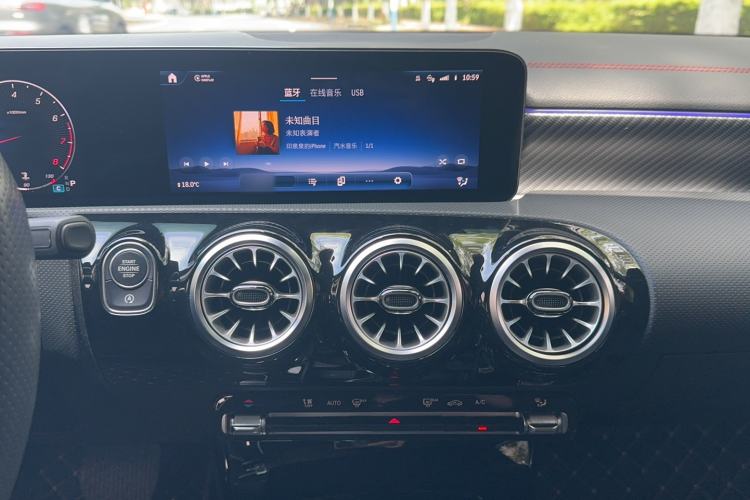 Used Mercedes-Benz A-Class 2023 A 200 L Fashion Model Audio And AC Panel