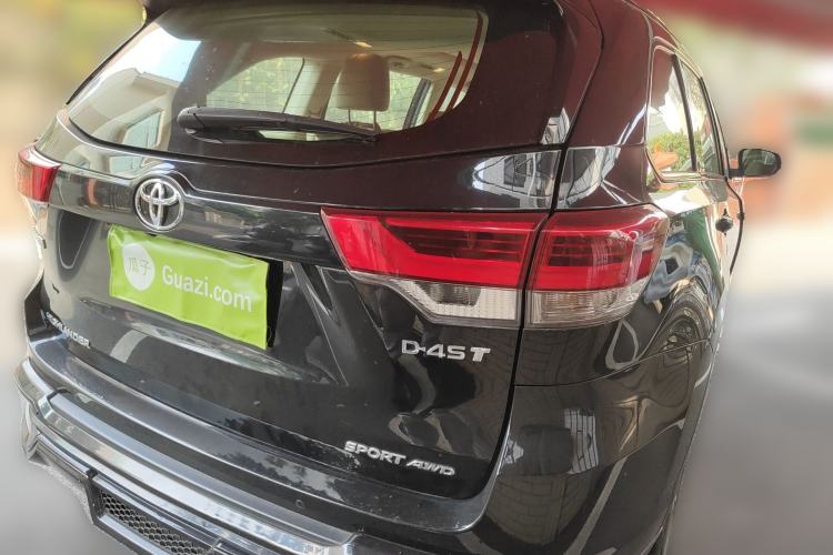 Used Toyota Highlander 2021 2.0T Four-Wheel Drive Luxury Edition 7 Seats Rear Right 45 Deg