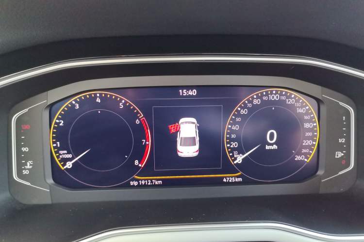 Used Volkswagen Bora 2023 300TSI DSG Prestige Edition Odometer Close Up