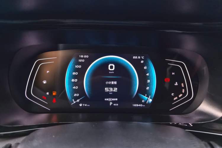 Used CHANGAN OSHAN X5 2021 1.5T DCT Prestige Edition Odometer Close Up