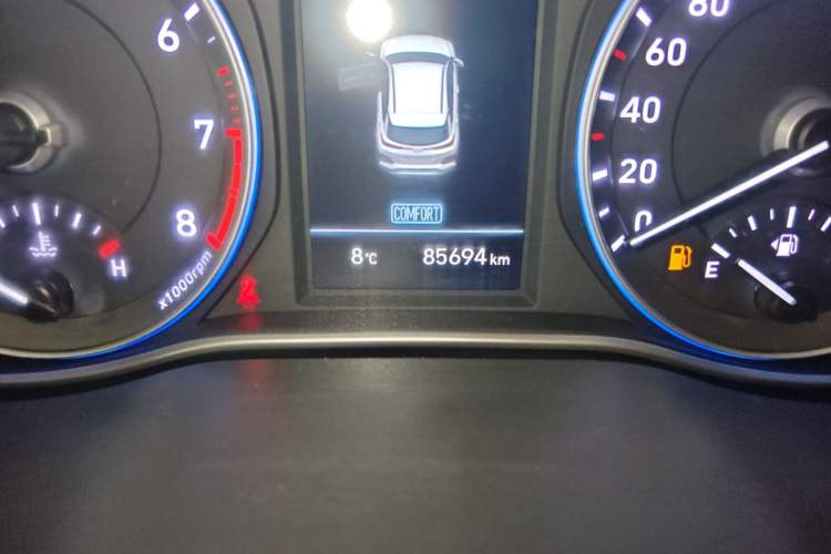 Used Hyundai ENCINO 2018 1.6T Dual-Clutch Zhilian Edition China V Standard Odometer Close Up