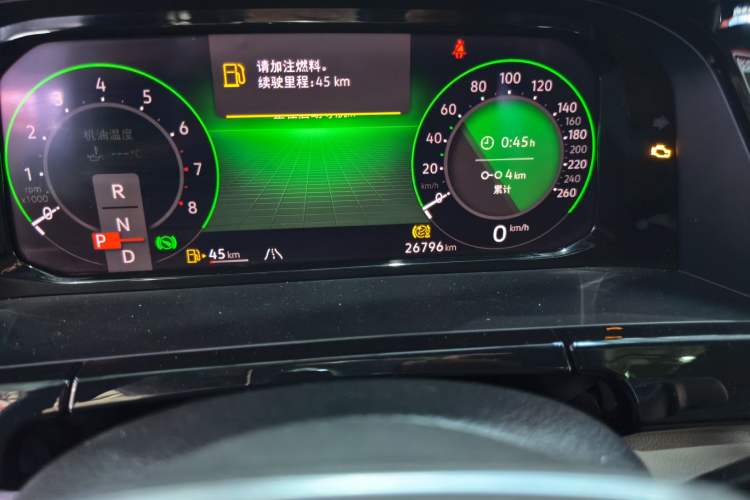 Used Volkswagen Teramont 2023 380TSI Four-Wheel Drive Prestige Luxury Edition Odometer Close Up