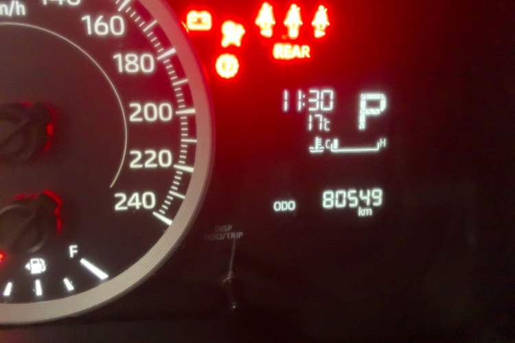 Used Toyota Levin 2022 TNGA 1.5L CVT Progressive Edition Odometer Close Up