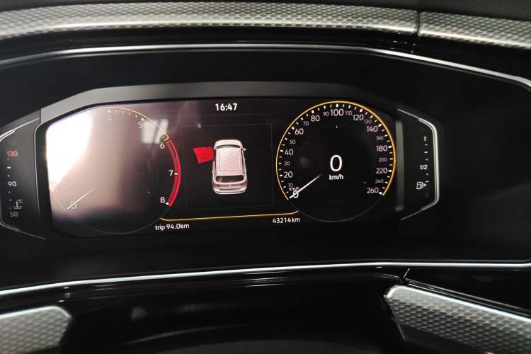 Used Volkswagen Tacqua 2021 1.5L Automatic Yue Zhi Lian Edition Odometer Close Up