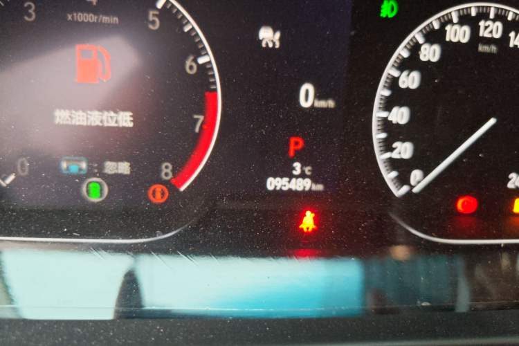 Used Honda Accord 2022 260TURBO Phantom Night · Prestige Edition Odometer Close Up