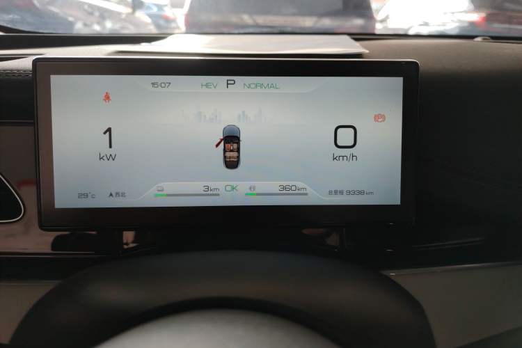 Used BYD Seal 06 New Energy 2024 DM-i 80KM Prestige Model Odometer Close Up