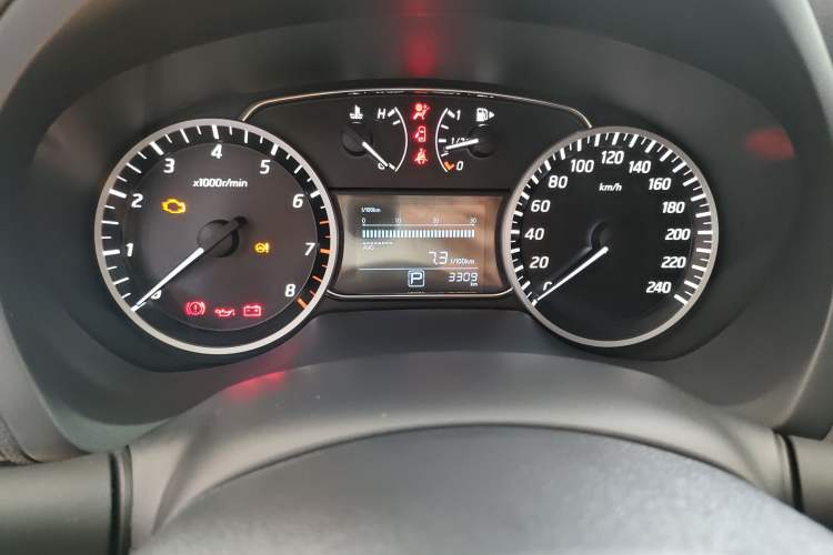 Used Nissan Sylphy 2024 Classic 1.6XE CVT Comfort Edition Odometer Close Up