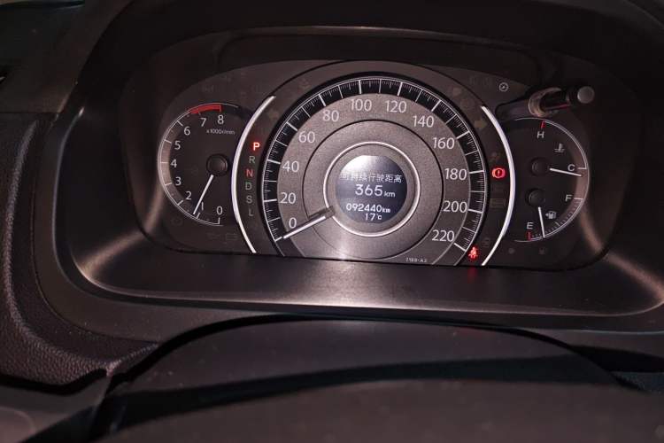 Used Honda CR-V 2015 2.0L two-wheel drive urban version Odometer Close Up