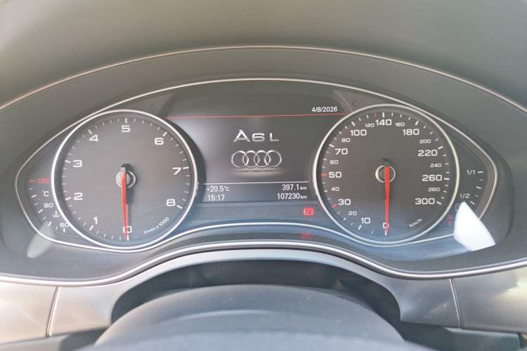 Used Audi A6L 2015 30 FSI Millionth Anniversary Comfort Model Odometer Close Up