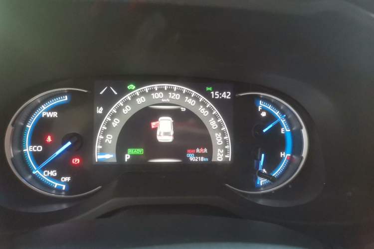 Used Toyota RAV4 2021 Revised Version Dual-Motor Hybrid 2.5L E-CVT 4x4 Elite PLUS Edition Odometer Close Up