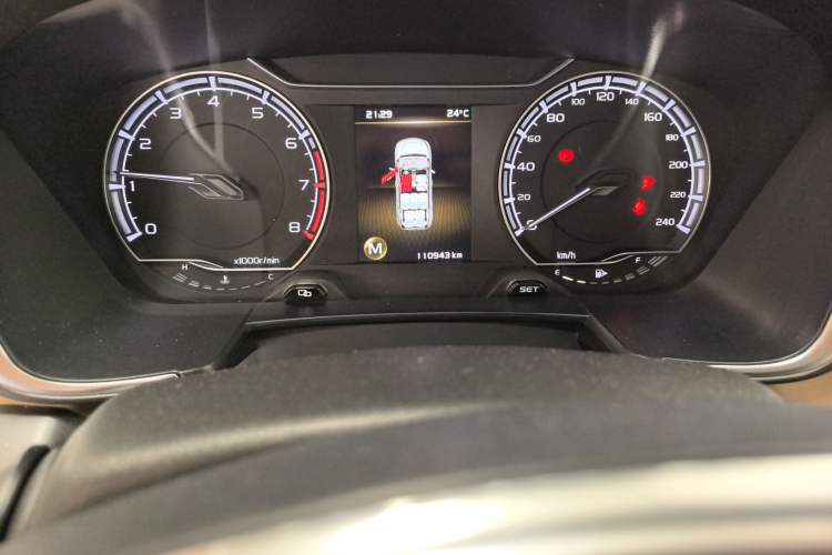 Used Geely Auto Jiajie 2019 1.5TD Manual Comfort Model Odometer Close Up