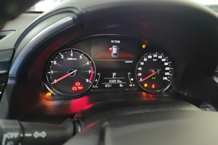 Used Honda Avancier 2020 240TURBO Front-Wheel Drive Smart Edition Odometer Close Up