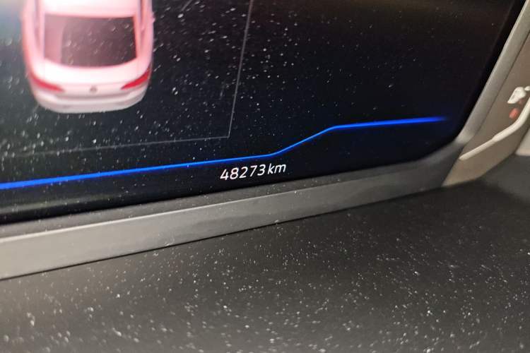 Used Volkswagen FAW-Volkswagen CC 2023 380TSI Striking Edition Odometer Close Up