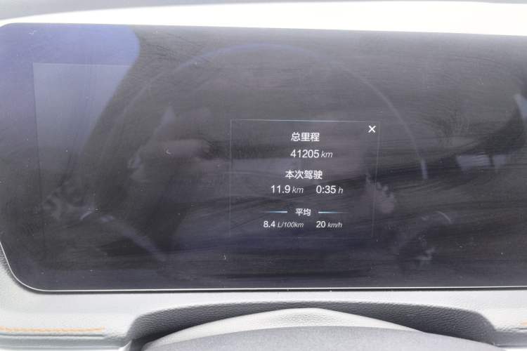 Used BAIC Beijing X7 2020 1.5TD DCT Leading Edition Odometer Close Up