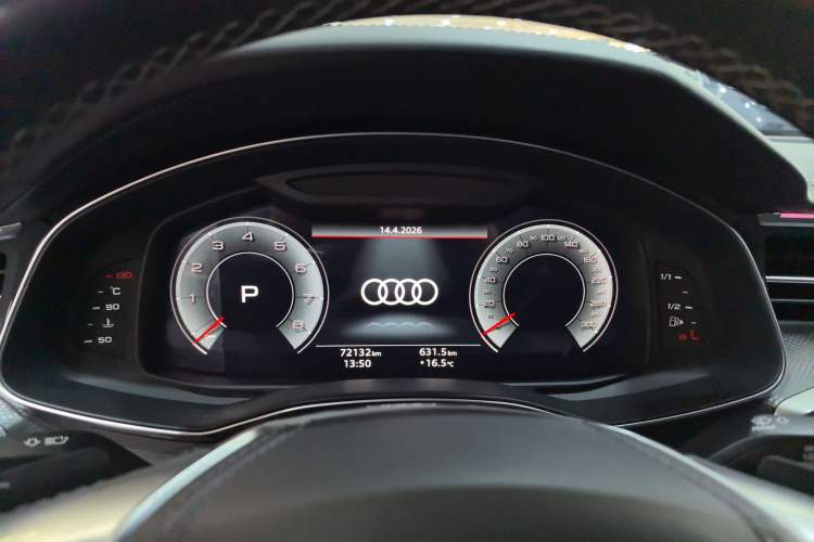 Used Audi A6L 2023 Revised 45 TFSI Prestige Dynamic Edition Odometer Close Up