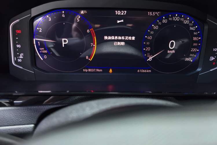 Used Volkswagen FAW-Volkswagen CC 2021 330TSI Ignite Edition Odometer Close Up