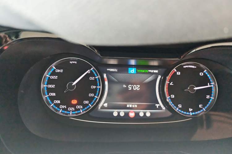 Used GAC Trumpchi GS8 2017 320T Two-Wheel Drive Luxury Smart Connectivity Version (7 Seats) Odometer Close Up