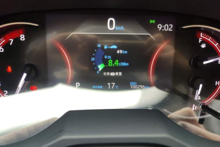 Used Toyota Wildlander 2020 2.0L CVT Four-Wheel Drive Premium Edition Odometer Close Up