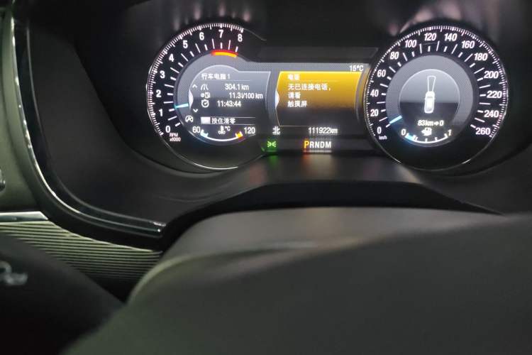 Used Ford Taurus 2019 EcoBoost 245 Premium Edition Odometer Close Up