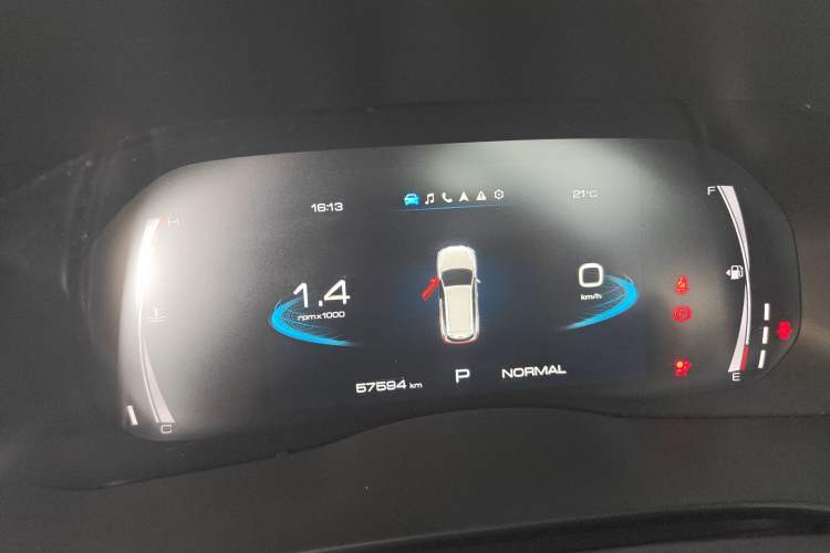 Used Haval H6 2021 National Trend Edition 1.5T Automatic Champion Version Odometer Close Up