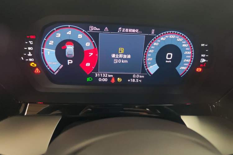 Used Audi A3 2024 Sportback 35 TFSI Fashionable Sports Model Odometer Close Up