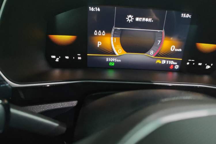 Used Volkswagen Tharu 2025 New Sharp 1.5L Ambitious Edition Odometer Close Up