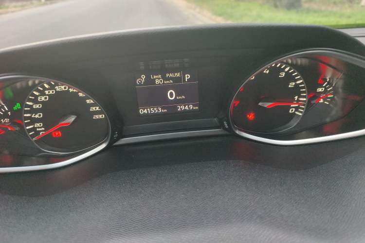 Used Peugeot 308S 2015 1.6T Automatic Ruichi Edition Odometer Close Up