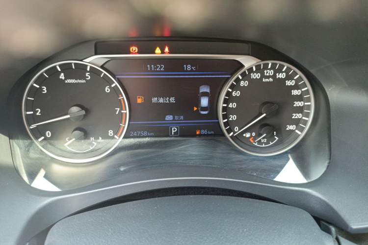 Used Nissan Teana 2022 2.0L XL-TLS Enjoyment Edition Odometer Close Up