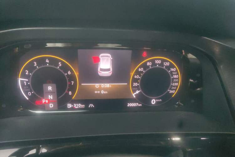 Used Volkswagen Teramont X 2022 380TSI Four-Wheel Drive Luxury Edition Odometer Close Up