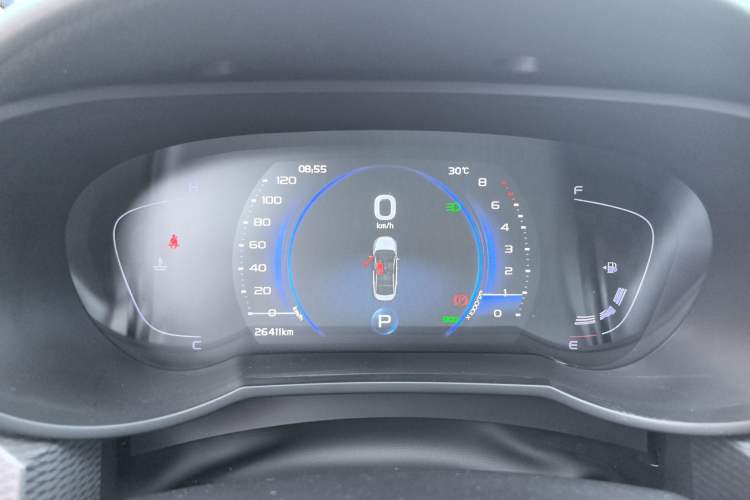 Used Geely Auto Emgrand GL 2020 1.4T CVT Luxury Model Odometer Close Up