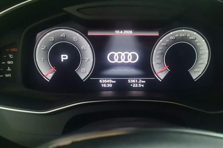 Used Audi A6L 2024 45 TFSI Prestige Dynamic Edition Odometer Close Up