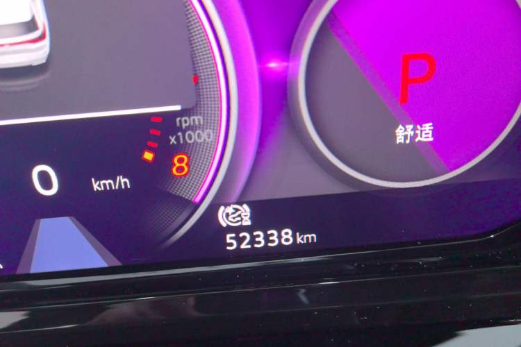 Used Volkswagen Talagon 2021 380TSI Four-Wheel Drive R-Line Touareg Edition Odometer Close Up