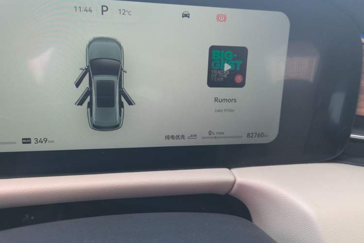 Used Hima AITO M7 2022 1.5T Rear-Drive Comfort Edition Odometer Close Up