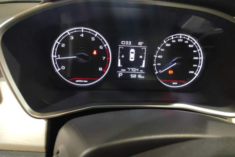 Used Geely Auto Coolray 2025 1.5L CVT Super Edition Odometer Close Up