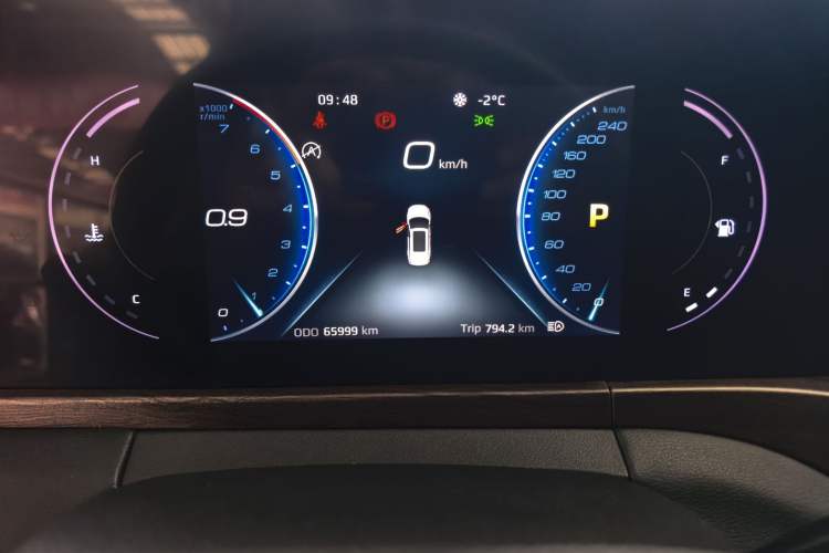 Used Ford Equator 2021 EcoBoost 225 Premier 6-Seater Odometer Close Up