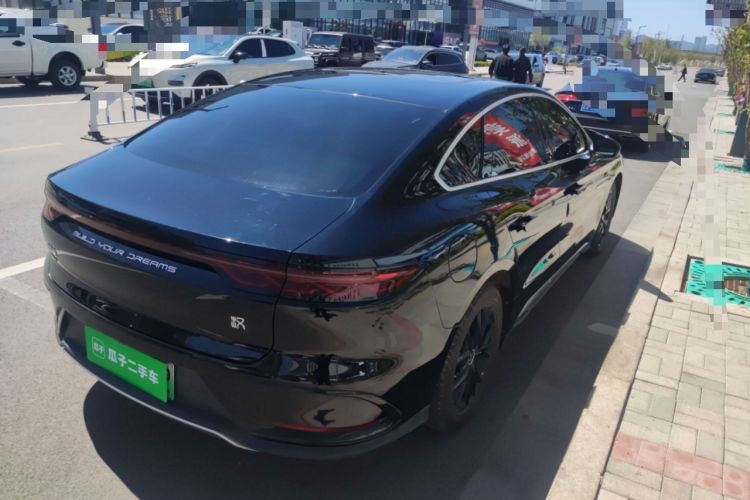 Used BYD Han 2024 DM-i Glory Edition 121KM Elite Model Rear Right 45 Deg