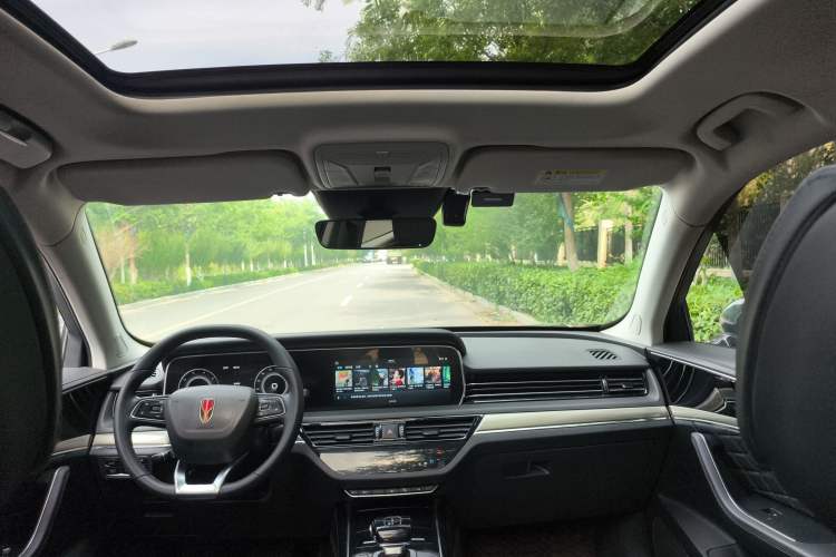 Used Hongqi HS5 2019 2.0T Smart Connect Flagship All-Wheel-Drive Version Headliner