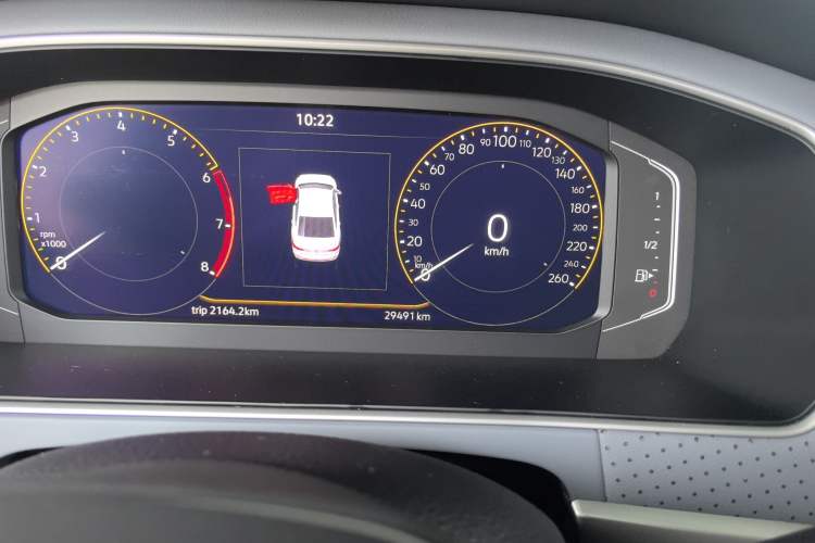 Used Volkswagen Lavida 2023 Revised Version 1.5L Automatic Starry Sky Edition – 5 Million Units Odometer Close Up