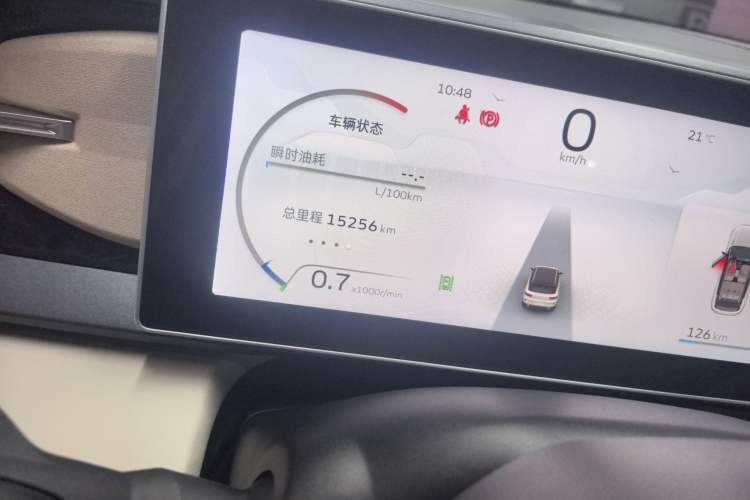 Used Geely Auto icon 2025 Linglong 1.5TD Ruyi Edition Odometer Close Up