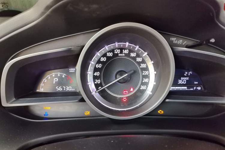 Used Mazda CX-4 2016 2.0L Automatic 2WD Blue Sky Dynamic Edition Odometer Close Up