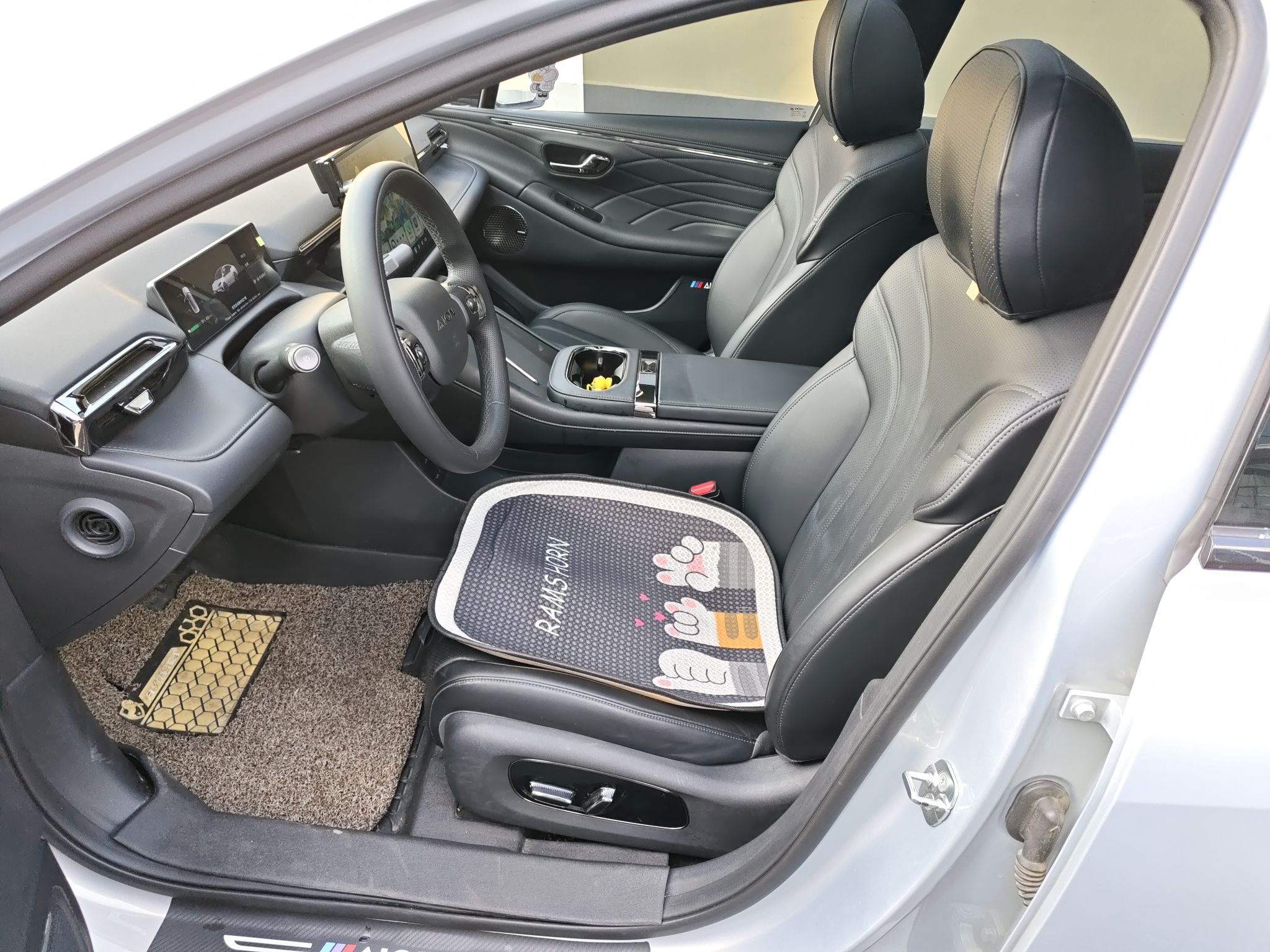 Переднее сиденье в автомобиле