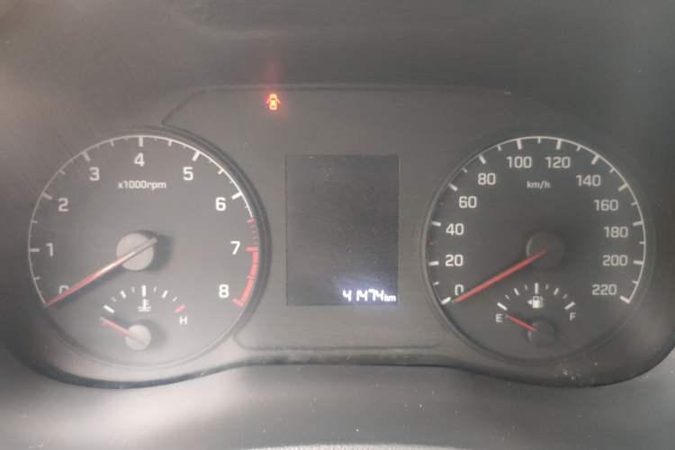 Used Hyundai Verna (new generation) 2016 1.4L Manual Cool Edition GLS Odometer Close Up