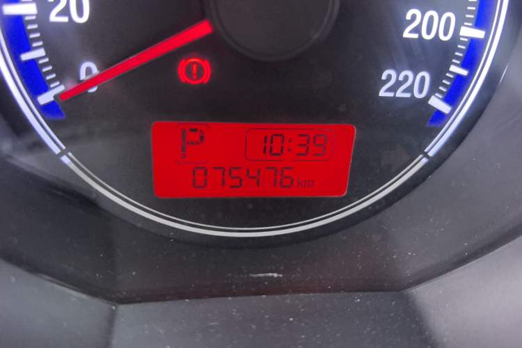 Used Honda Fit 2018 1.5L CVT Comfort Version Odometer Close Up