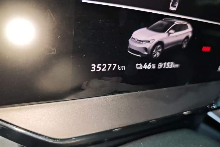 Used Volkswagen ID.4 CROZZ 2024 Pure Edition Limited Edition Odometer Close Up