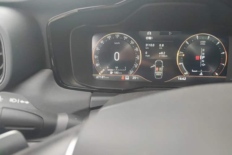 Used Lynk & Co 03 2021 2.0TD Automatic Jing Plus Odometer Close Up