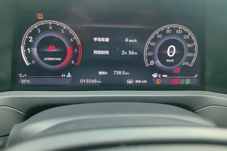 Used Honda Accord 2024 260TURBO Luxury Edition Odometer Close Up